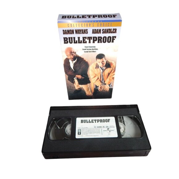 BULLETPROOF Damon Wayans Adam Sandler James Caan VHS in original paper case - Picture 6 of 6